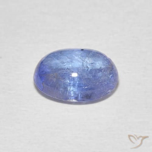 Tanzanita Azul púrpura claro Natural 2.50ct, oval, Transparente