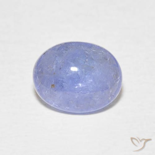 2.12ct Natural azul intenso Tanzanita, oval, Transparente