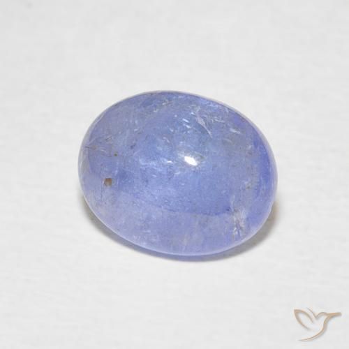 Tanzanita azul intenso Natural 2.12ct, oval, Transparente