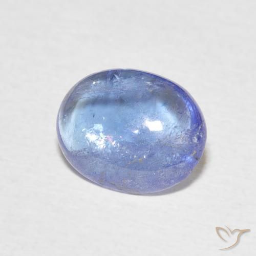 Tanzanita Azul Violeta Claro Natural 2.87ct, oval, Transparente