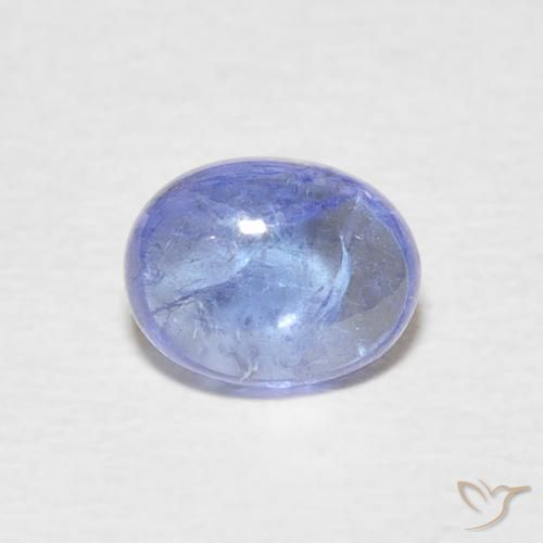 1.57ct Natural Azul profundo Tanzanita, oval, Transparente