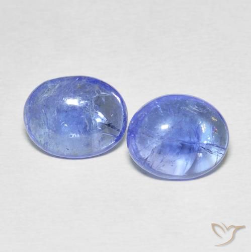 5.66ctw Natural Azul Violeta Intenso Tanzanita, oval, Transparente