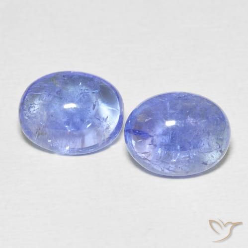 6.76ctw Natural Azul Violeta Intenso Tanzanita, oval, Transparente