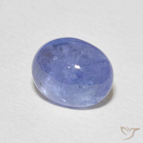 Tanzanita Azul Violeta Intenso Natural 3.56ct, oval, Transparente