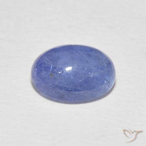 Tanzanita Azul Violeta Intenso Natural 3.56ct, oval, Transparente
