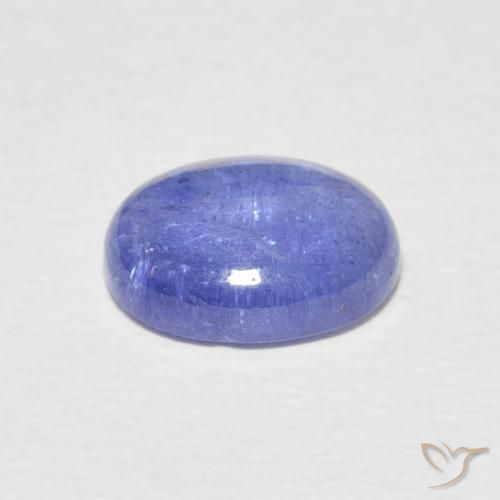 Tanzanita Azul Violeta Intenso Natural 3.09ct, oval, Transparente