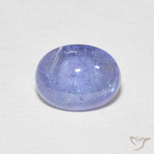 2.42ct Natural Azul claro Tanzanita, oval, Transparente