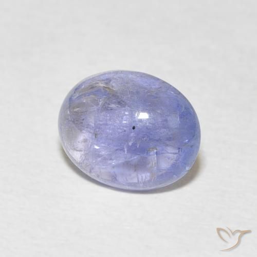 Tanzanita Azul Violeta Intenso Natural 2.63ct, oval, Transparente