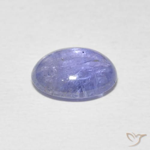 Tanzanita Azul Violeta Intenso Natural 2.63ct, oval, Transparente