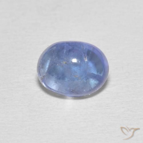 1.80ct Natural Azul claro Tanzanita, oval, Transparente