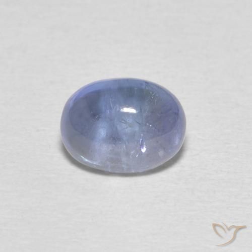 1.76ct Natural Azul Violeta Claro Tanzanita, oval, Transparente