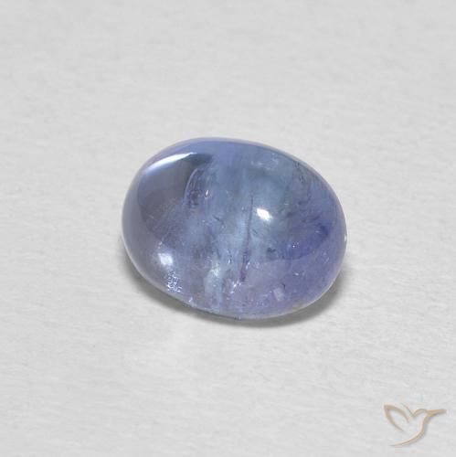 Tanzanita Azul Violeta Claro Natural 1.76ct, oval, Transparente