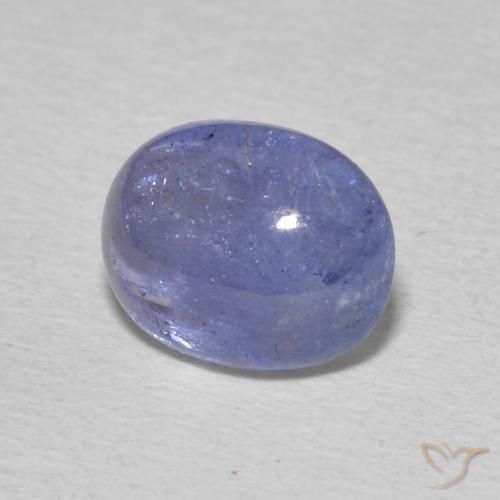 Tanzanita Azul Violeta Intenso Natural 3.31ct, oval, Transparente