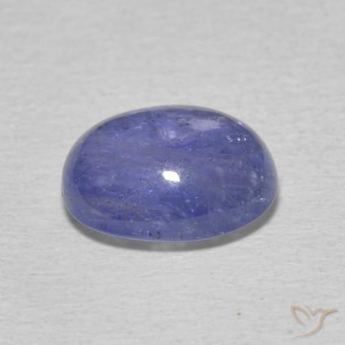 Tanzanita Azul Violeta Intenso Natural 3.31ct, oval, Transparente
