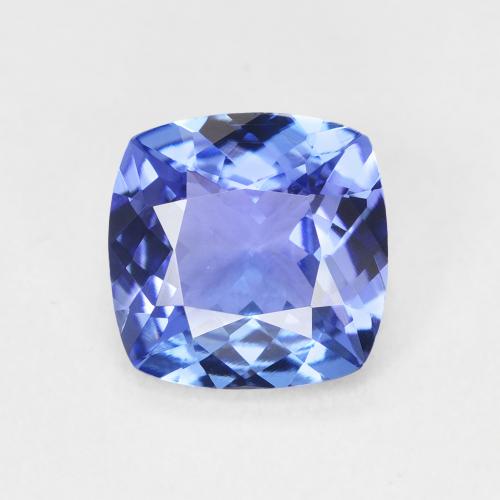 2.15ct Natural Azul Violeta Profundo Tanzanita, Almofada, VVS-VS
