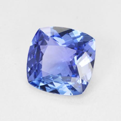 Tanzanita Azul Violeta Profundo Natural 2.15ct, Almofada, VVS-VS