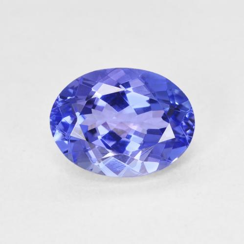 Tanzanita azul violeta profundo natural 2,00ct, corte oval, VVS