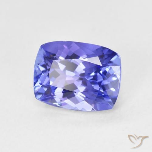 Tanzanita Azul Violeta Profundo Natural 2.29ct, Almofada, VVS