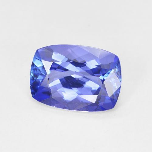 Tanzanita Azul Violeta Profundo Natural 2.47ct, Almofada, VVS