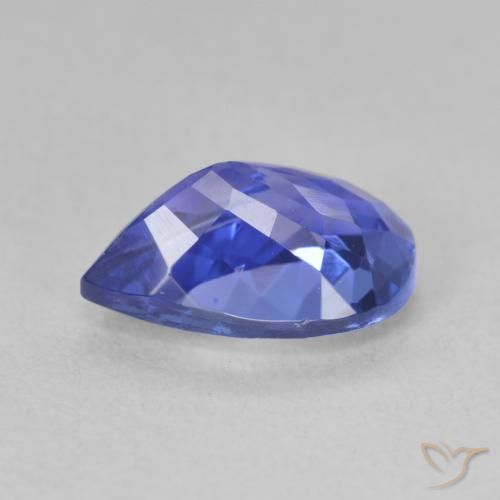 Tanzanita Violeta Azul Natural 2.15ct, Formato de pêra, VVS