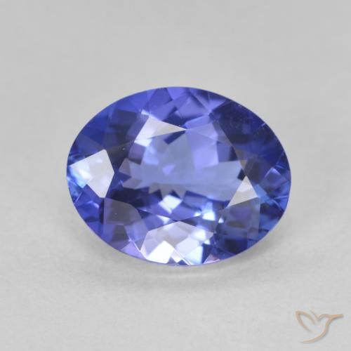 2.14ct Natural Azul Violeta Profundo Tanzanita, oval, VVS
