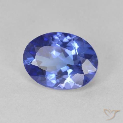 Tanzanita Azul marinho médio Natural 1.84ct, oval, VVS