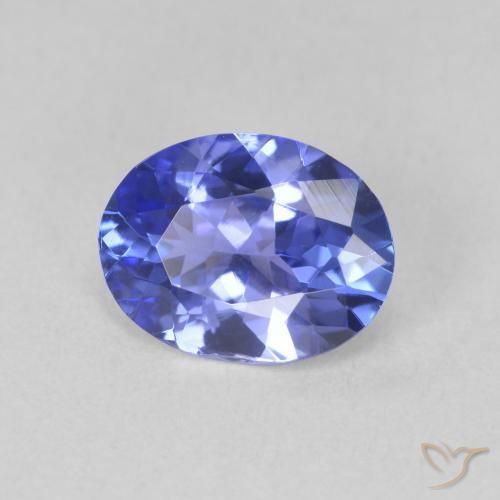 Tanzanita Azul Violeta Intenso Natural 1.54ct, oval, VVS