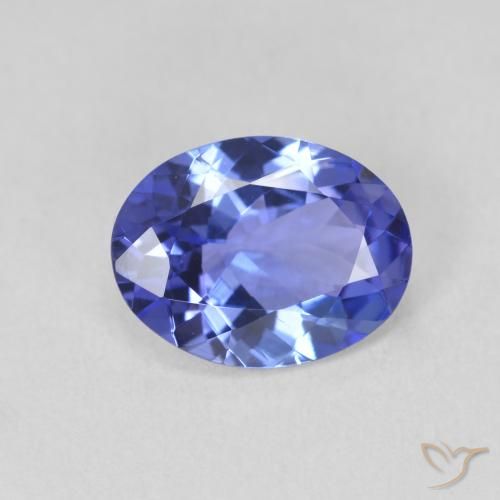 1.64ct Natural Azul Tanzanita, oval, VVS