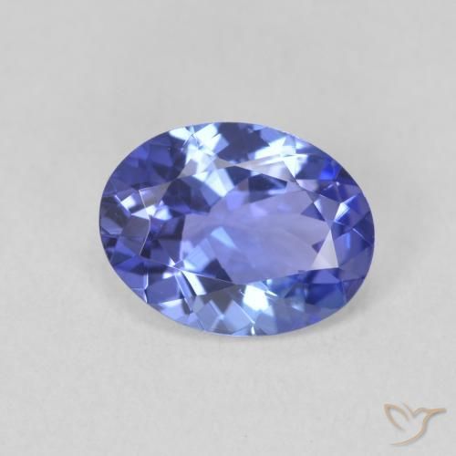 Tanzanita Azul Natural 1.64ct, oval, VVS