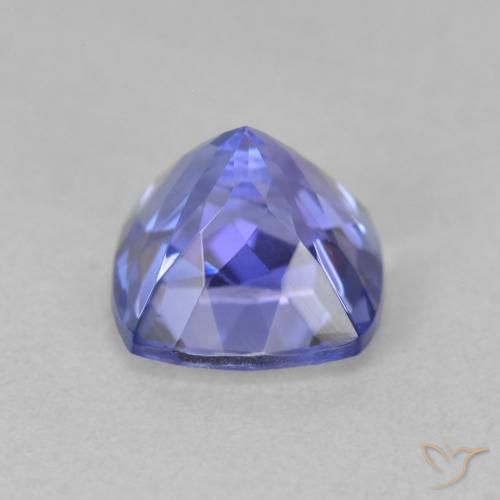 Tanzanita Azul Violeta Profundo Natural 1.59ct, Almofada, VVS