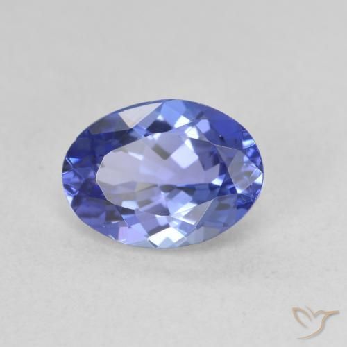 Tanzanita Azul Violeta Profundo Natural 1.60ct, oval, VVS