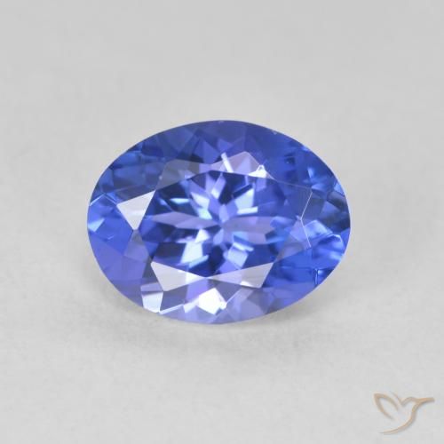 1.63ct Natural Azul Violeta Profundo Tanzanita, oval, VVS