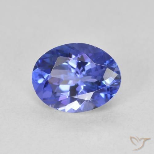 Tanzanita Azul Violeta Profundo Natural 1.63ct, oval, VVS