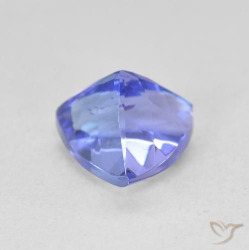 Tanzanita azul natural 1,53ct, trillion, VVS