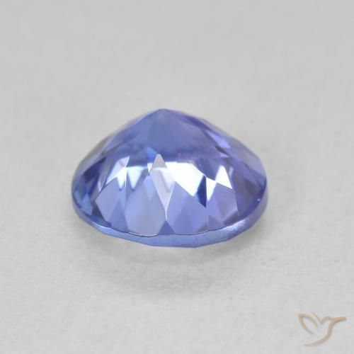 Tanzanita Azul Violeta Intenso Natural 1.52ct, Redondo, VVS