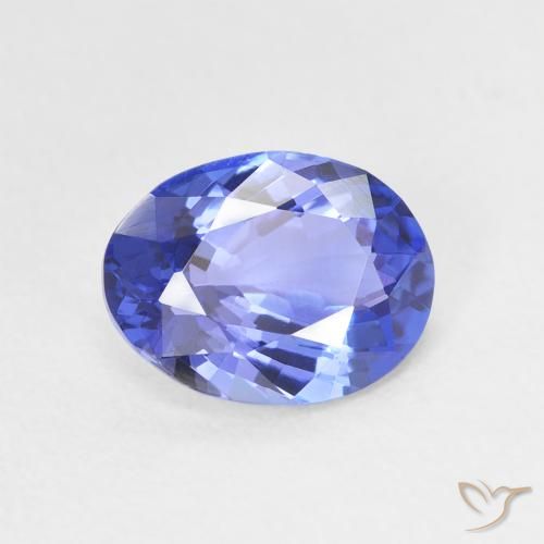 1.69ct Natural Azul Violeta Profundo Tanzanita, oval, VVS-VS