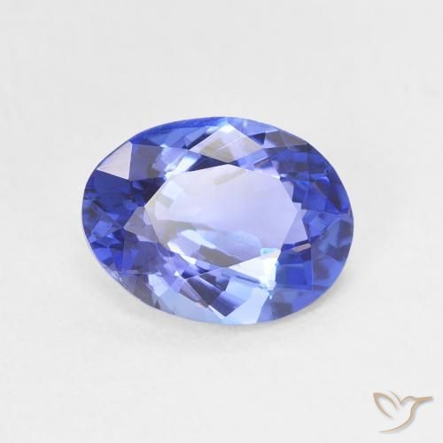 Tanzanita Azul Violeta Profundo Natural 1.69ct, oval, VVS-VS