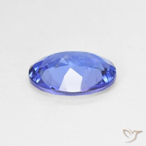 Tanzanita Azul marinho médio Natural 1.66ct, oval, VVS