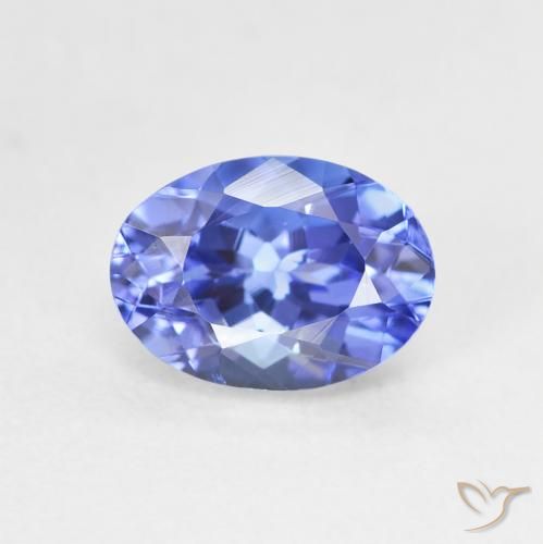 1.64ct Natural Azul Violeta Profundo Tanzanita, oval, VVS