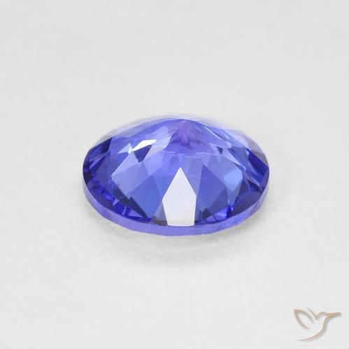 Tanzanita Azul Violeta Intenso Natural 1.72ct, Redondo, VVS