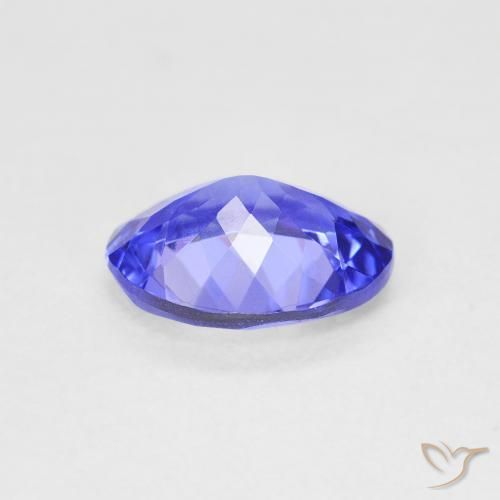 Tanzanita azul natural 1,73ct, corte oval, VVS