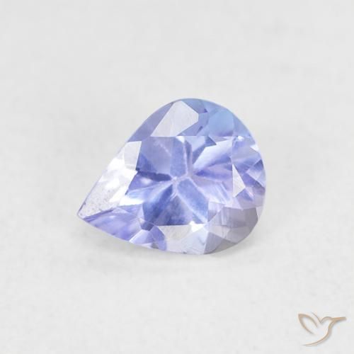 0.38ct Natural Violeta Azul Tanzanita, Formato de pêra, VVS-VS