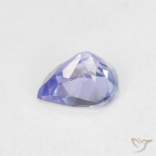 Tanzanita Violeta Azul Natural 0.38ct, Formato de pêra, VVS-VS