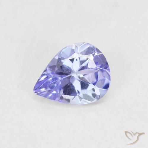 0.35ct Natural Violeta Azul Tanzanita, Formato de pêra, VVS-VS