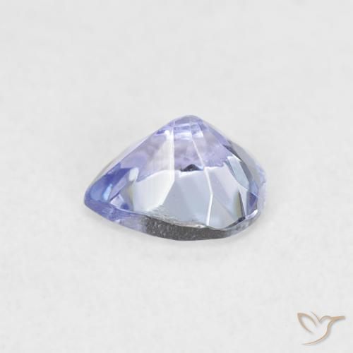Tanzanita Pastel Azul Natural 0.36ct, Formato de pêra, VVS-VS