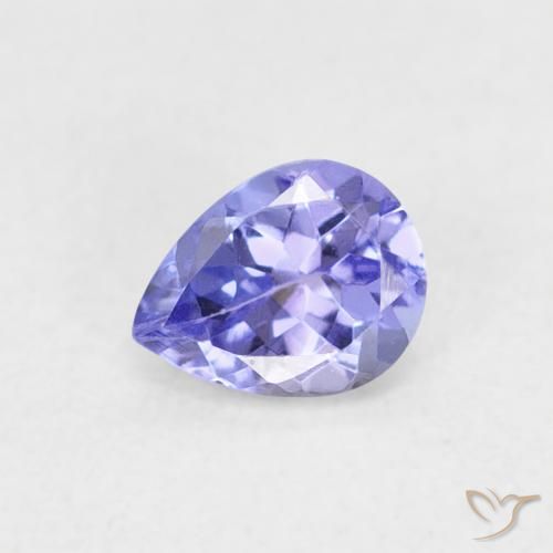 0.36ct Natural Azul elétrico Tanzanita, Formato de pêra, VVS-VS