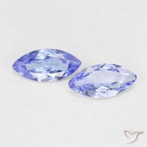 0.70ctw Natural Violeta Azul Tanzanita, Marquesa, VS
