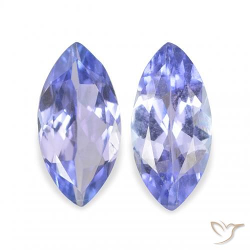 0.65ctw Natural Azul profundo Tanzanita, Marquesa, VVS-VS