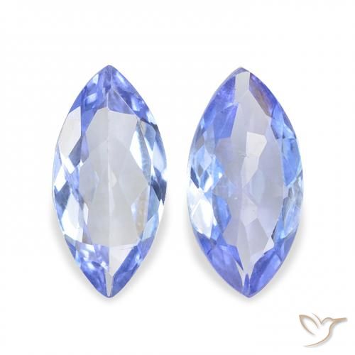 0.66ctw Natural Pastel Azul Tanzanita, Marquesa, VS