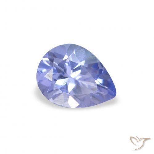 Tanzanita Pastel Azul Natural 0.31ct, Formato de pêra, VS